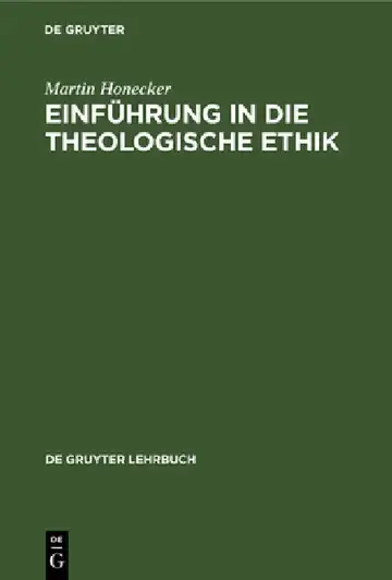 Cover of Einführung in die Theologische Ethik