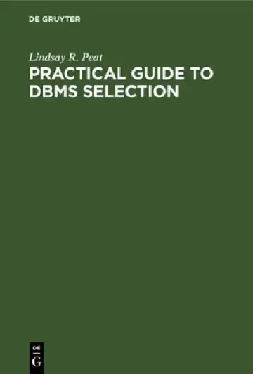 Cover of Practical Guide to DBMS Selection
