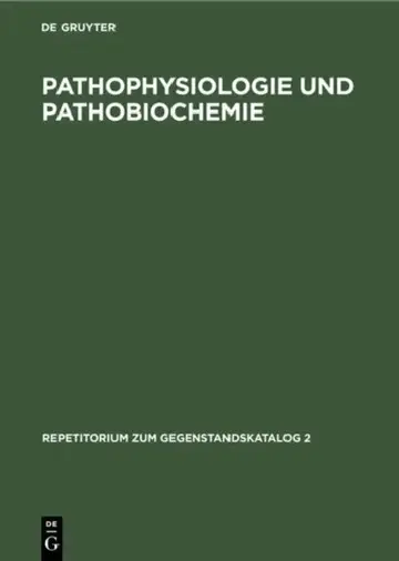 Cover of Pathophysiologie und Pathobiochemie