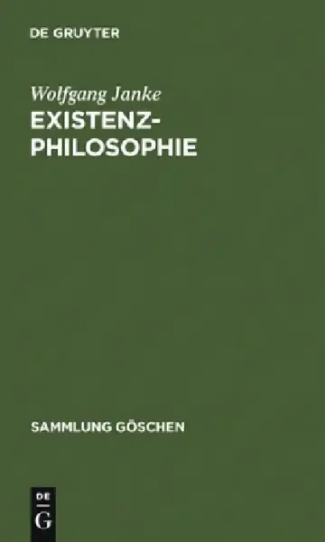 Cover of Existenzphilosophie