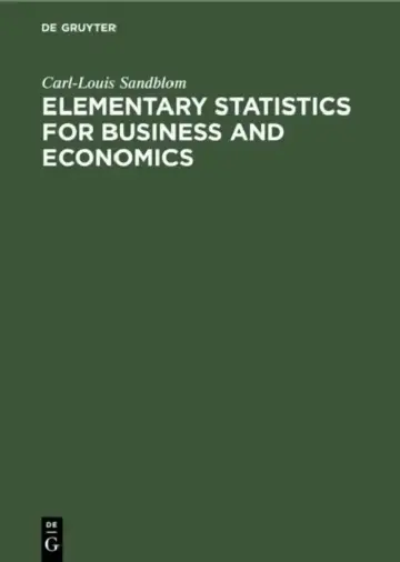 Cover of Elementary Statistics for Business and Economics