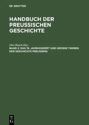 Cover of Das 19. Jahrhundert Und Groe Themen Der Geschichte Preuens