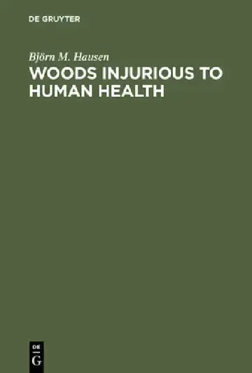 Cover of Woods Injurious to Human Health