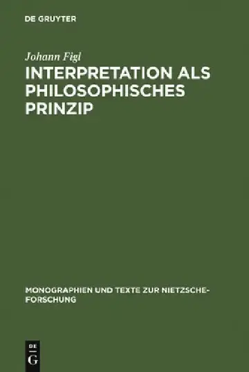 Cover of Interpretation als philosophisches Prinzip