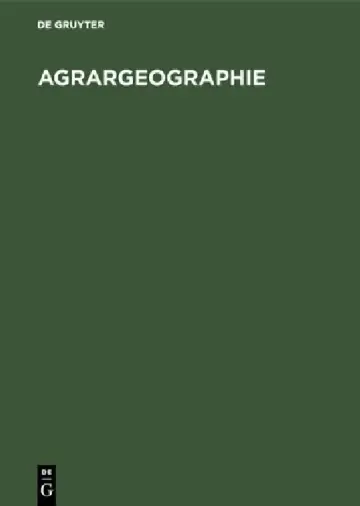 Cover of Agrargeographie