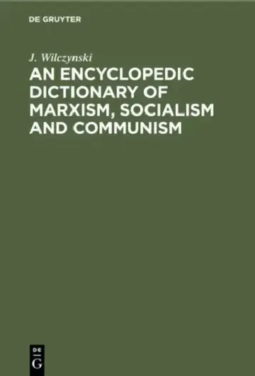 Cover of An Encyclopedic Dictionary of Marxism, Socialism and Communism