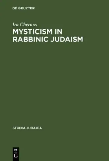 Cover of Mysticism in Rabbinic Judaism
