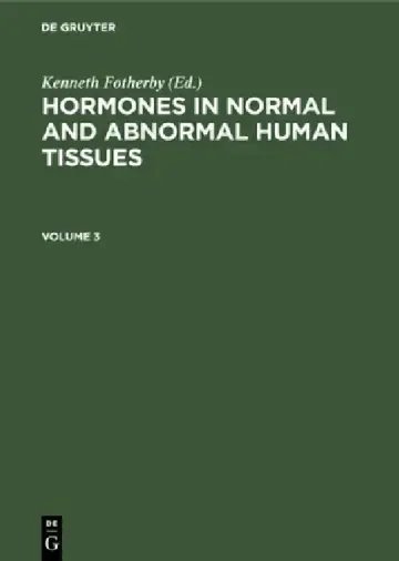 Cover of Hormones in Normal and Abnormal Human Tissues. Volume 3