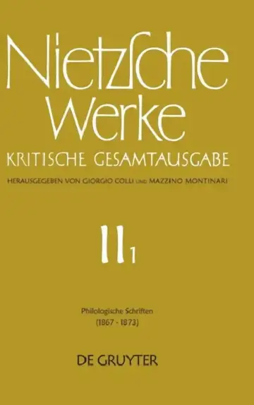 Cover of Philologische Schriften