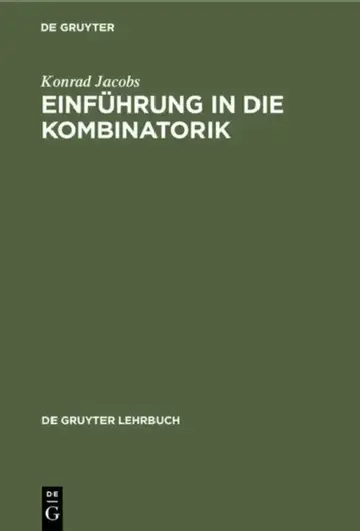 Cover of Einführung in Die Kombinatorik