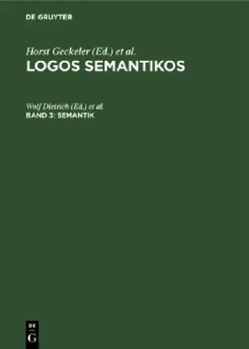 Cover of Semantik