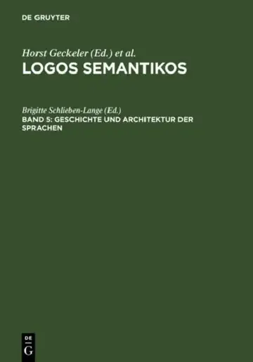 Cover of Geschichte und Architektur der Sprachen