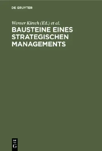Cover of Bausteine Eines Strategischen Managements