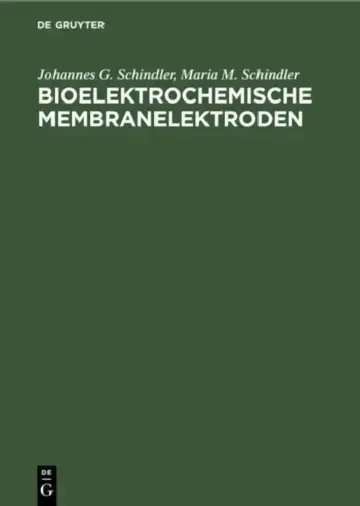 Cover of Bioelektrochemische Membranelektroden