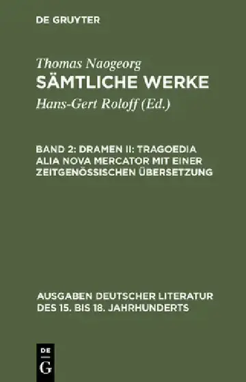 Cover of Sämtliche Werke, Band 2, Dramen II