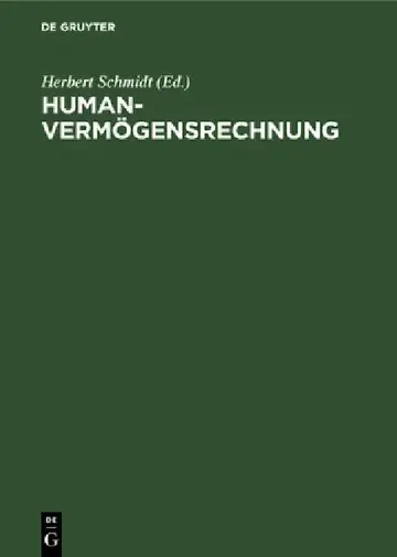 Cover of Humanvermögensrechnung