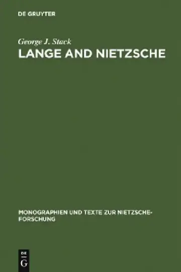 Cover of Lange and Nietzsche