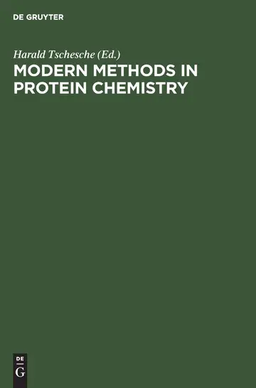 Cover of Modern methods in protein chemistry