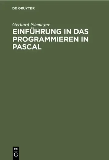 Cover of Einführung in das Programmieren in PASCAL