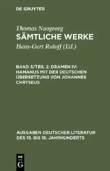 Cover of Sämtliche Werke, Band 3/Teil 2, Dramen IV