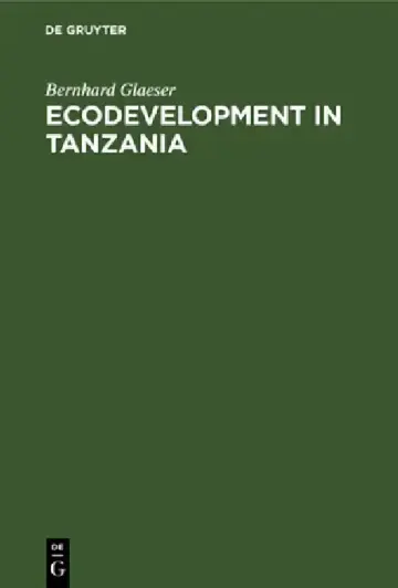 Cover of Ecodevelopment in Tanzania