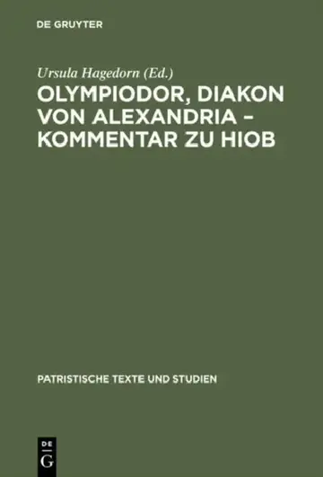 Cover of Olympiodor, Diakon Von Alexandria - Kommentar Zu Hiob