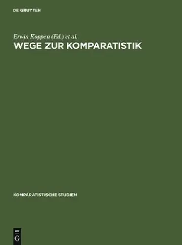 Cover of Wege Zur Komparatistik