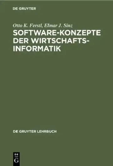 Cover of Software-Konzepte der Wirtschaftsinformatik