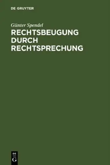 Cover of Rechtsbeugung durch Rechtsprechung