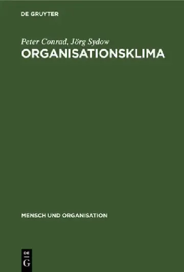 Cover of Organisationsklima