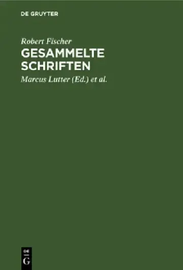 Cover of Gesammelte Schriften