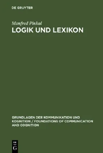 Cover of Logik und Lexikon