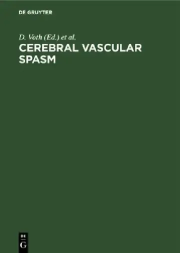 Cover of Cerebral Vascular Spasm