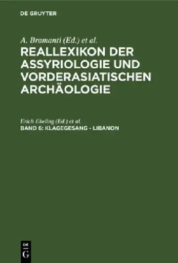 Cover of Klagegesang - Libanon