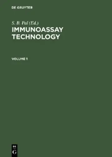 Cover of Immunoassay Technology Vol. 1