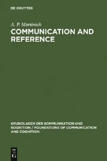 Cover of Communication and Reference
