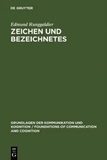 Cover of Zeichen und Bezeichnetes