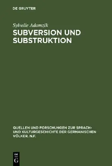 Cover of Subversion und Substruktion