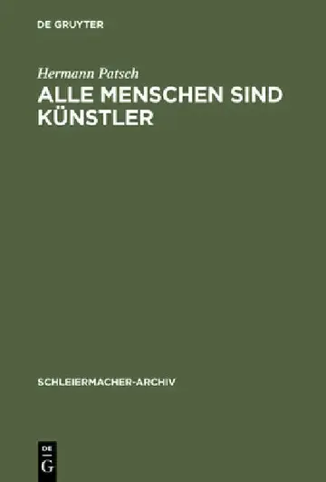 Cover of Alle Menschen sind Künstler