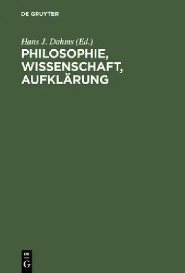 Cover of Philosophie, Wissenschaft, Aufklärung