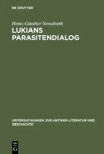 Cover of Lukians Parasitendialog