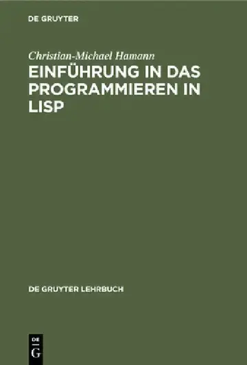 Cover of Einführung in das Programmieren in LISP