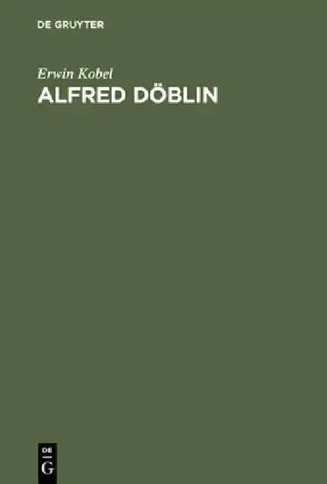 Cover of Alfred Döblin
