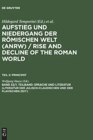 Cover of Sprache Und Literatur (Literatur Der Julisch-Claudischen Und Der Flavischen Zeit)