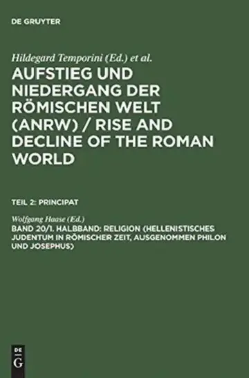 Cover of Religion (Hellenistisches Judentum in Romischer Zeit, Ausgenommen Philon Und Josephus)