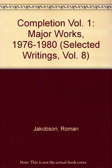 Cover of Completion Vol. 1