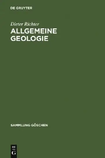 Cover of Allgemeine Geologie
