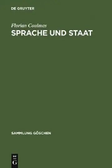 Cover of Sprache und Staat
