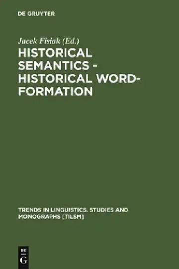 Cover of Historical Semantics - Historical Word-Formation