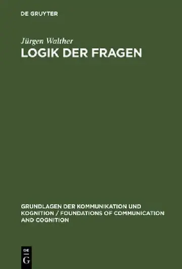 Cover of Logik der Fragen